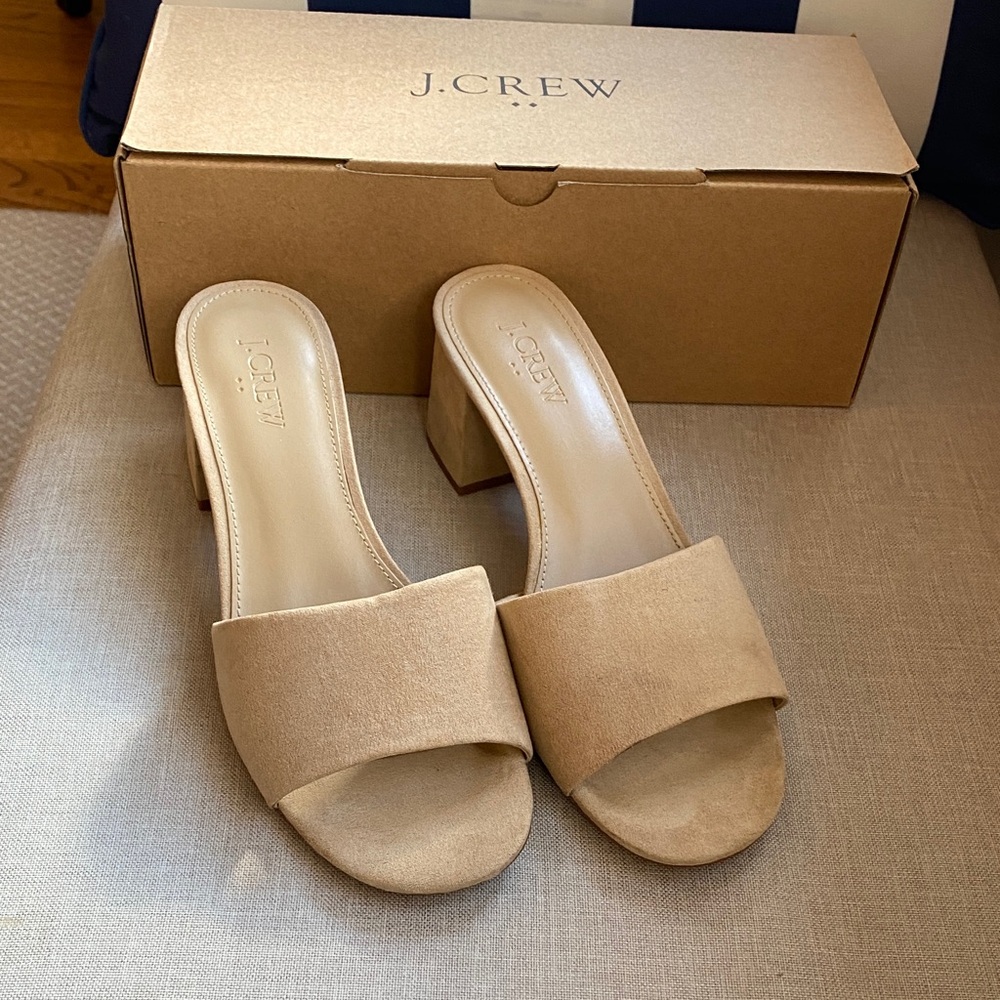 J. Crew heeled sandals